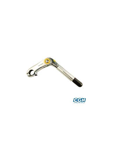 Potence réglable plongeur 22.2 mm guidon 25.4 mm Kalloy alu argent 110mm