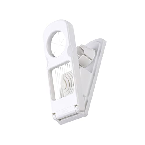 STOBAZA Egg Slicer Separator Stainless Steel Egg Cutter Rustproof Kitchen Tool
