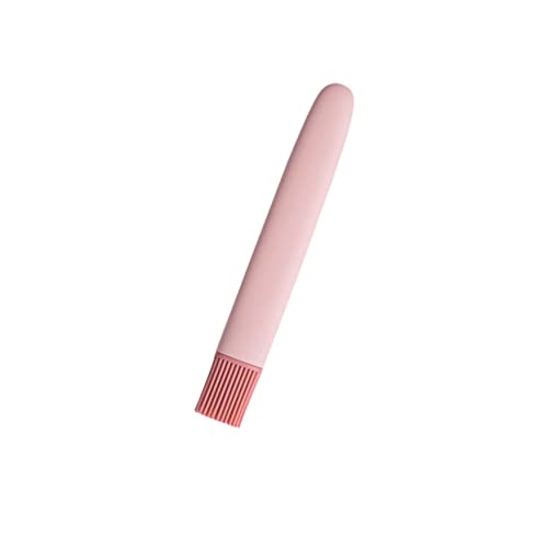 STOBAZA Silicone Bbq Basting Oil Brush Food Grade Kitchen Baking Utensil Pink for Spreading Oil and Sauces Non Melting Safe for All Cookware for Grilling and Baking