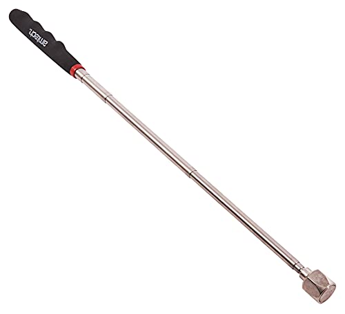 Amtech S2235 Herramienta de Recogida magnética telescópica, Rojo/Negro, 16lb