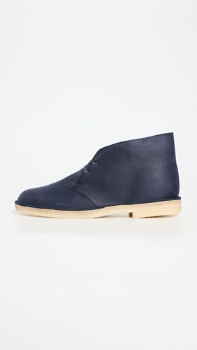 Clarks Men's Desert Chukka Boot, Navy Leather, 11 | Image 4