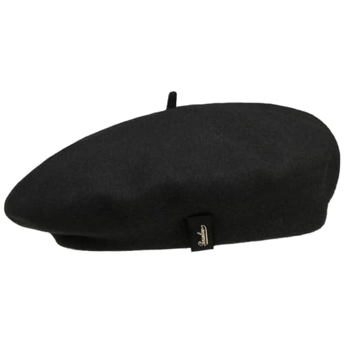 Borsalino Wool Beret Women/Men Anthracite One Size