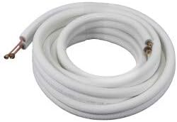 1/4" LL x 3/8" SL Mini Split Refrigerant Line Set w/ Flare Nuts, 1/2" Insulation (100 Ft.)