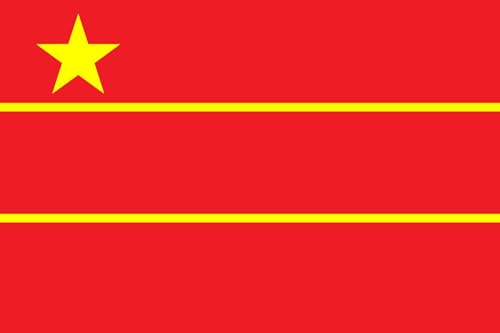 Drapeau grand format PRC design Guo Moruo 8 pour collectionneur - 2