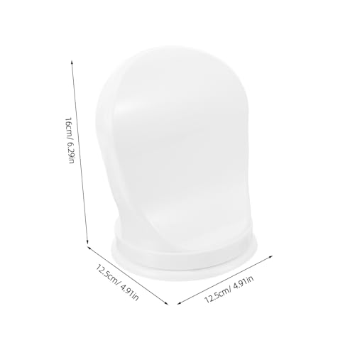 Pedal de pie antideslizante para baño NOLITOY blanco miniatura 2