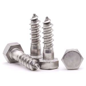 Tornillos de cabeza hexagonal Glvaner M6 en acero inoxidable con acabado liso 4