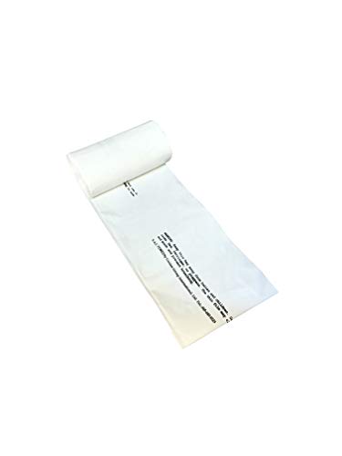 TD9022-24 Sanitary Napkin Disposal bin Liner, 50 Bag roll, White, case of 24