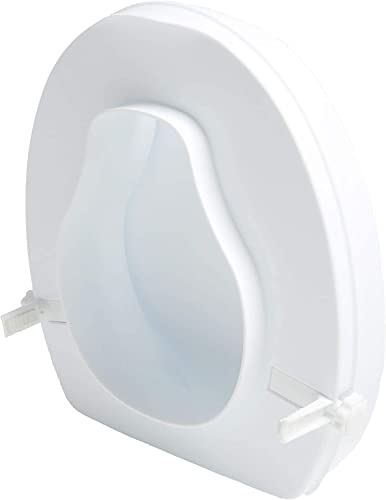 Toilet Commode Seat Raiser Elevator Extension without lid cover |Universally fits to all| for Handicap, Knee Patients, Old Senior Citizen | Easy to Use, Clean & Install (6 inch)
