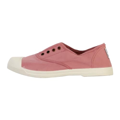 Natural World Eco - Zapatillas Mujer de algodón orgánico y Caucho - Color Rosa - 102