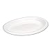 Genpak LAM11 Elite Laminated Foam Platters, 8 1/2 x 11 1/2, White, 125/Pack, 4 Pack/Carton