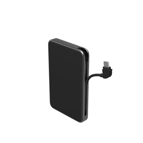 ZAGG mophie Powerstation Plus Mini Batterie de Secours, 5000mAh avec câbles USB-C et Lightning, Charge Rapide, pour Smartphones, tablettes et Autres appareils...