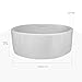 TRENDBOX Extra Large Foam Ball Pit for Toddlers, 47x14 inch Soft Baby Ball Pit with Washable Velvet Cover (Balls not Included)-Grey