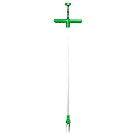 SmashingDealsDirect Weed Puller Weeder Twister Push Twist & Pull Claw Garden Lawn Easy Root Remover Killer Grabber Long Handled Lightweight Tool Cover