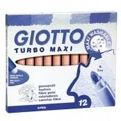 Giotto F456013 Turbo Maxi Marker, Red Ochre, Box of 12