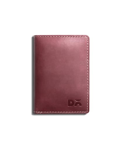 Image of DailyObjects Scarlet Red Log Bi-Fold Leather Wallet