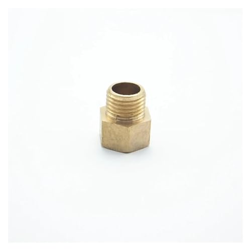 M14*1.5 Female Thread x 1/4" BSP Male Connection Brass Pipe Fitting Coupler Connector for Pressure Gage
