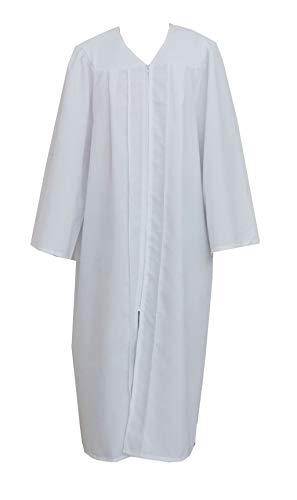 Grad Days Matte Graduation Gown Cap Tassel 2022 Unisex (White48)