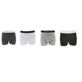 CERRUTI 1881 4er Pack Boxershorts Classic, Schwarz, Grau, Weiß, Anthrazit, XXL