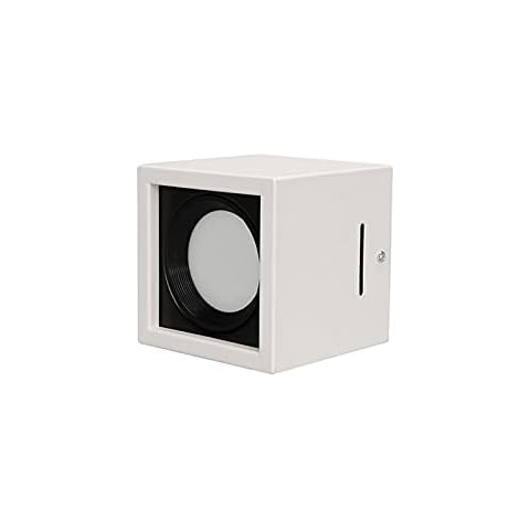 Yanzuo Single Head White And Black LED Light, Household Anti-corrosion, Anti-glare, Sturdy And Durable Heat Dissipation Fast Ceiling Light, Soft Light Is Not Glare, Suitable For Living Room Corridors Cover
