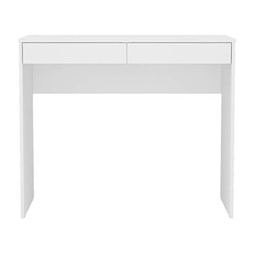 Escrivaninha Tijuca com 2 Gavetas Branco Politorno