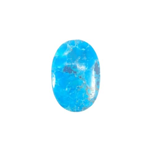 Turquoise naturelle cabochon ovale 42x29mm pour la création de bijoux DIY