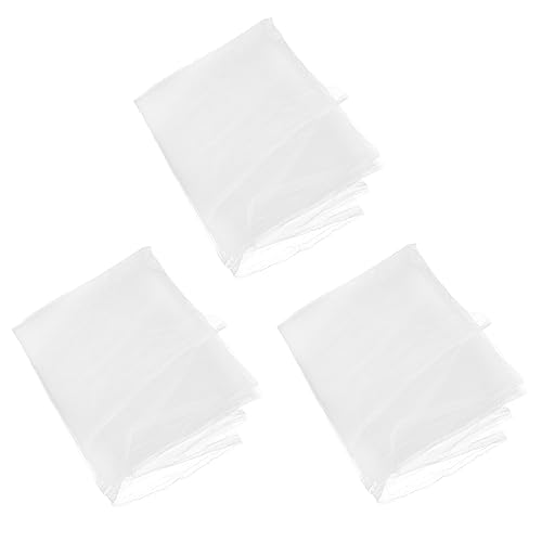 NUOBESTY 3pcs Wet Felt Tool Wet Gauze Felting Netting Wool DIY ing Mat Yarn Accessories DIY Kits Pad Netting Material Nylon Work Mesh White Needle