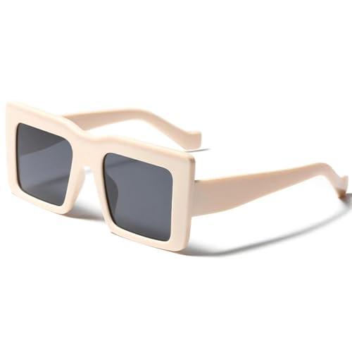 Verres solaires de luxe UV400 et monture large haut de gamme