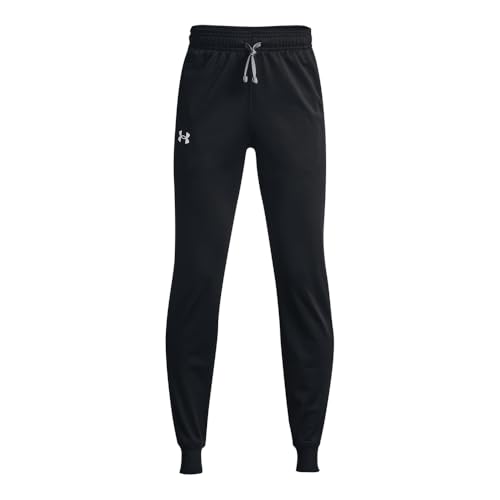 Image of Under Armour Boys' Brawler 2.0 Tapered Pants, (001) Black / / Mod Gray, L