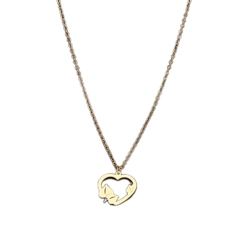 Collier feuille d'érable en acier inoxydable, le cadeau de fête idéal pour elle