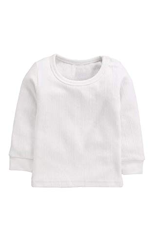 NEVA Kids (Baby Boys & Girls) Winter Thermal Upper.Its a Full Sleeves Body Warmer in Off-White Color.It is A 1-pc Pack!!
