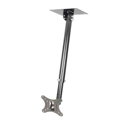 Image of Adjustable Ceiling TV Mount for 12-27 Inch TVs, Full Motion Tilt & 360° Rotation, Height Adjustable, Max Load 20kg, Ceiling & Wall Installation