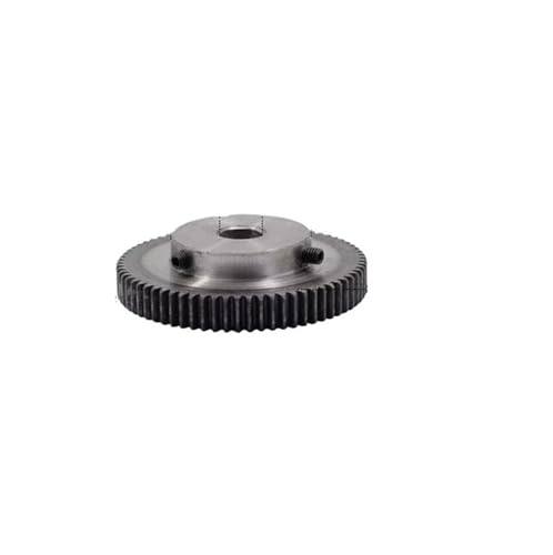 Engrenage droit 1Mod 80 dents alésage 12 robuste pour crémaillère CNC