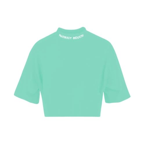 T-shirt vert pour femme en coton doux contre les irritations