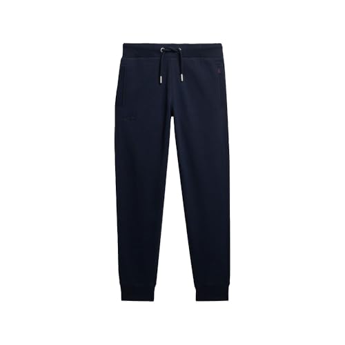 Image of Superdry Vintage Logo Embroidered Joggers M Blue