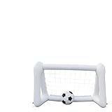 HOLIDYOYO Portería de Fútbol Inflable Portátil de PVC para para Interiores y Exteriores Fácil Montaje y Transporte