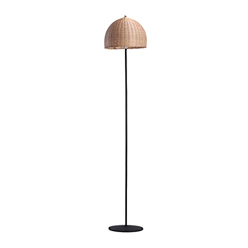Lampadaire orientable à 360° en bambou pour créer un coin lecture cosy