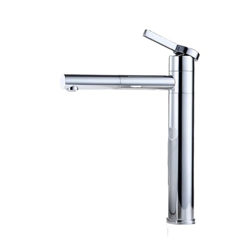 Grifo de lavabo de latón para baño sofisticado sobre encimera 2