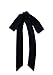 YABINA Ladies Long Pre Bow Tie Solid Color Bowtie for Women