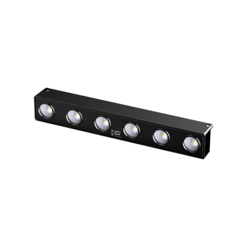 Feriany Luz Solar Real para Patio Al Aire Libre, Letrero de Pilar, Luz Solar para Exteriores, Luz LED del Anochecer Al Amanecer, Letrero de Luz para Exteriores, 6 Luces