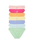 Victoria's Secret Women's Cotton Bikini Underwear, Moderate Coverage Panties for Women, Multi Pack, Weekly Multi (M)