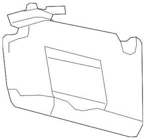 Ford 9L3Z-1504105-CB - VISOR ASY - SUN