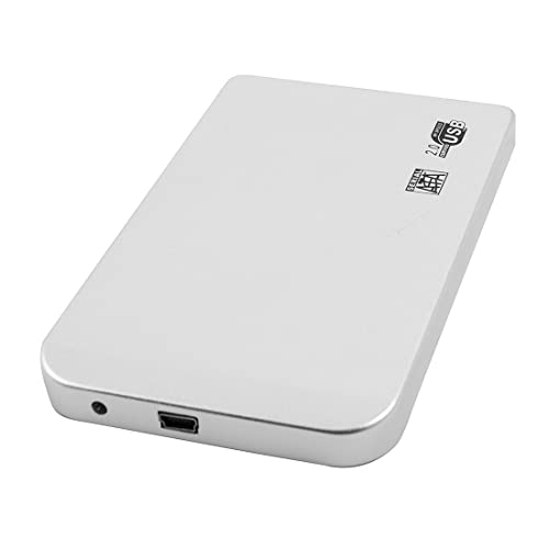 Caja externa para disco duro SATA 2.5" USB 2.0 plata miniatura 1