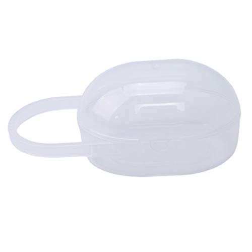 Underleaf 1Pack Étui À Sucette De Qualité Alimentaire en Plastique Sucette Porte-Mamelon Boîte Sucette Étui De Stockage Factice pour Voyage Et La Maison Cover