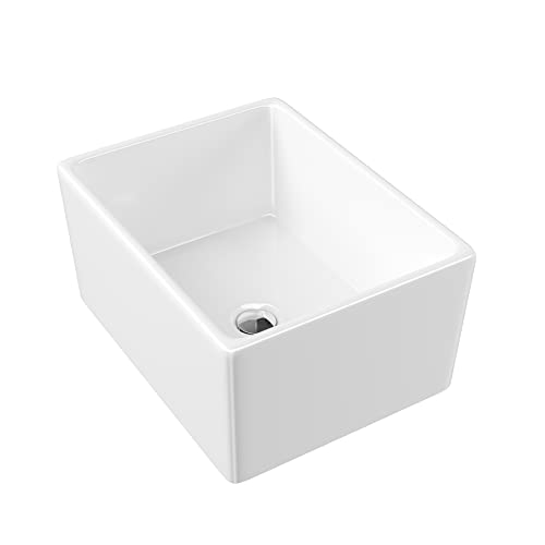 Eridanus 21 Inches Kitchen Sink, Utility Farmhouse Sink, Prep And Bar Sink, Laundry Sink, 20-7/8" X 14-9/16" X 7-7/8" #TOP7