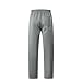 Men's Jogger Pants Fashion Color Block Drawstring Elastic Waist Wide Leg Sweatpant Plus Size Loose Comfy Trouser Gray Small