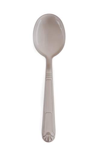 Heavy Weight Plastic Spoons White 1000pcs - Disposable Cutlery Spoon, Recyclable, Spoon - Great for Parties, Office, BBQ, Soup, Ice Cream, Restaurants and Togo