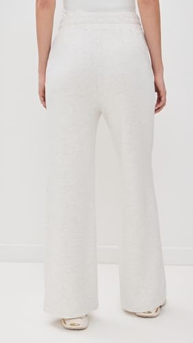 Varley Women's The Wide Leg Pants 30", Ivory Marl, Off White, XL3