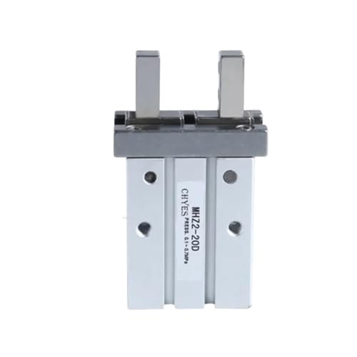Pince pneumatique HFZ25 double effet en aluminium à alésage performant - 2