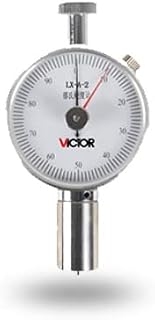 MeterTo LX-A-2 Shaw Shore Hardness Tester with Double Pointer, Range 0-100HA, Resolution 1HA