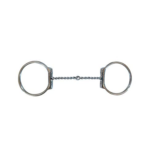 Metalab Stainless Steel Large Western Dee Ring Bit - Stainless Steel - 5" #TOP11